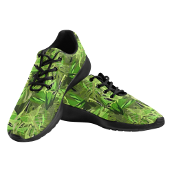 Tropical Jungle Leaves Camouflage Men's Athletic Shoes (Model 0200)