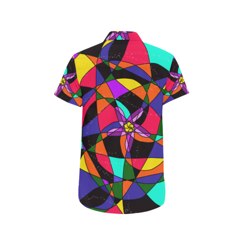 Abstract Design S 2020 Men's All Over Print Short Sleeve Shirt/Large Size (Model T53)