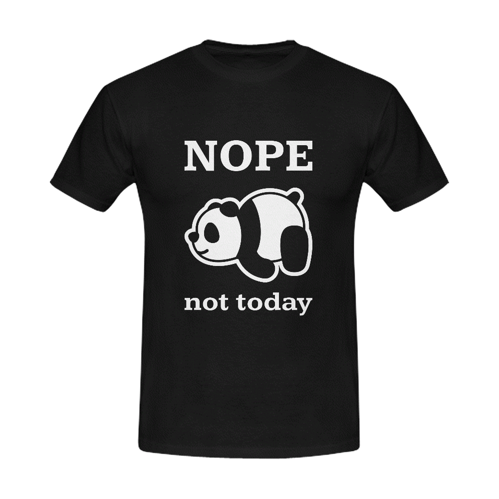 Nope not to day Men's T-Shirt in USA Size (Front Printing Only)