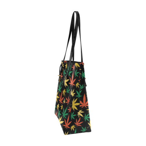 Cannabis Pattern Euramerican Tote Bag/Small (Model 1655)