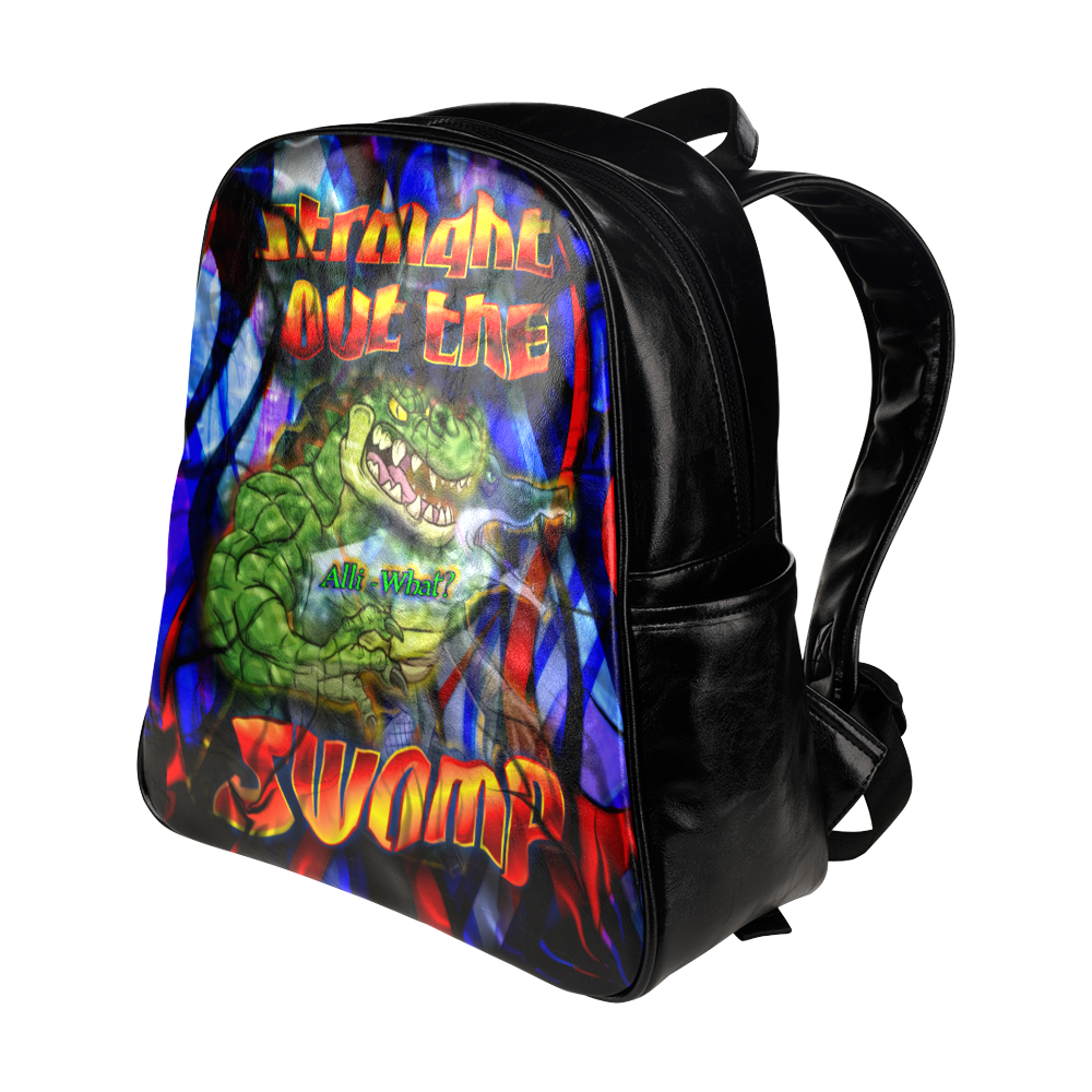 Straight out the Swamp 2 by TheONE Savior @ IMpossABLE Endeavors Multi-Pockets Backpack (Model 1636)