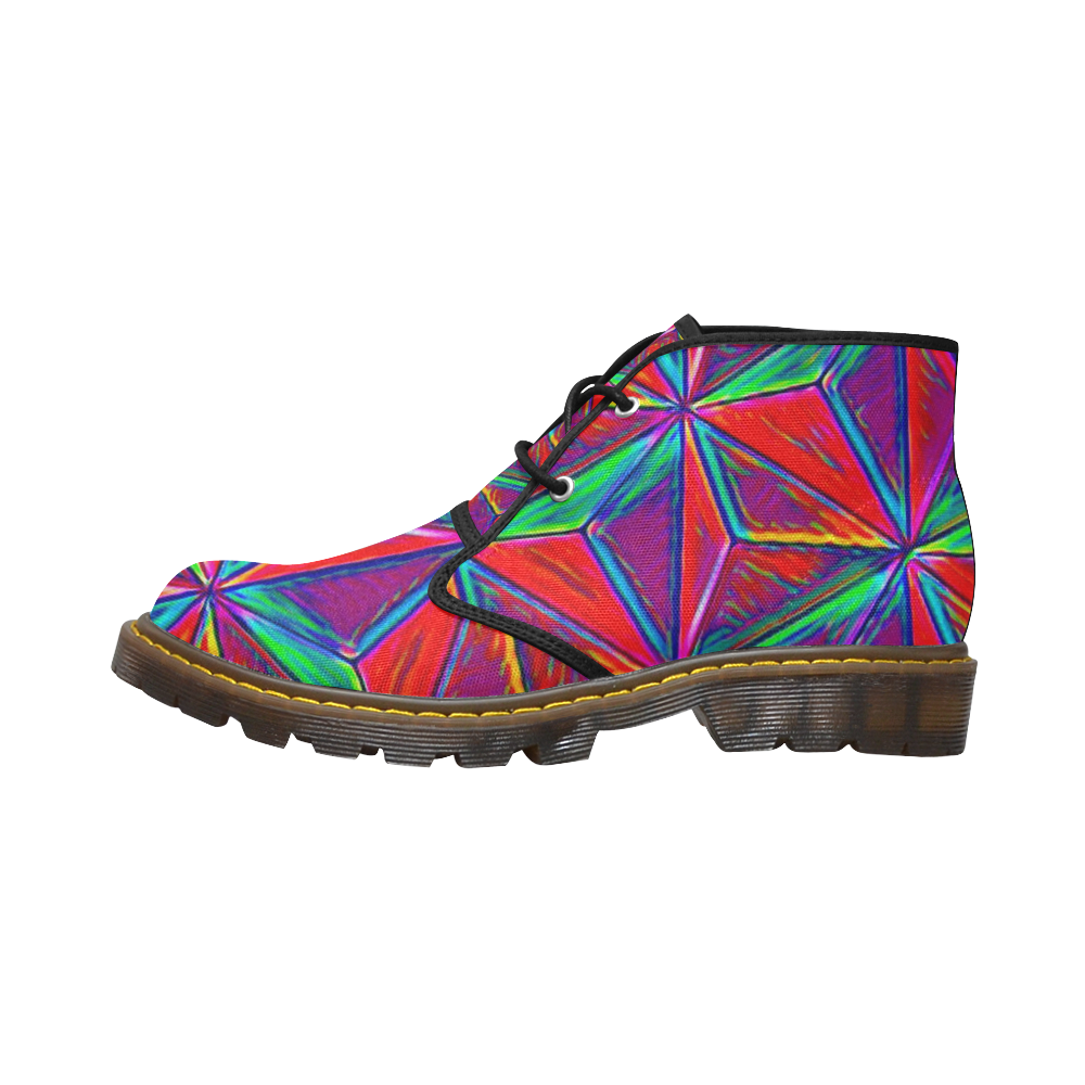 Vivid Life 1A by JamColors Women's Canvas Chukka Boots (Model 2402-1)