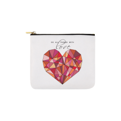 RED HEART WIREFRAME Carry-All Pouch 6''x5''
