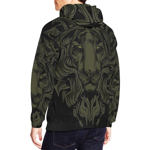 Guarded All Over Print Hoodie for Men/Large Size (USA Size) (Model H13)