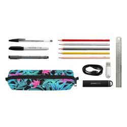 Pretty Leaves 4A by JamColors Pencil Pouch/Small (Model 1681)