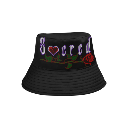 Sacred Logo Bucket Hat All Over Print Bucket Hat