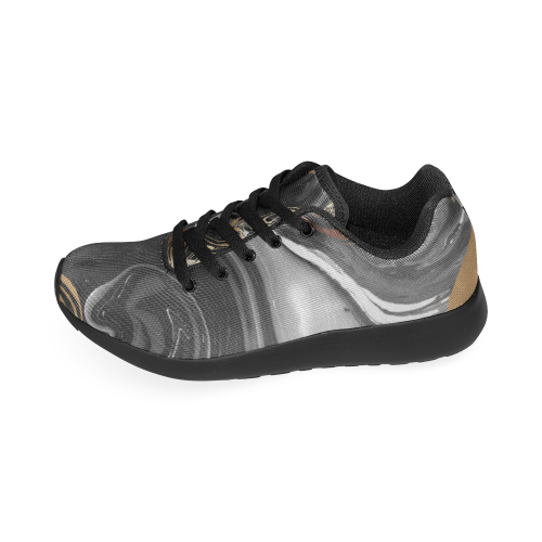 Design shoes with gold Men’s Running Shoes (Model 020)
