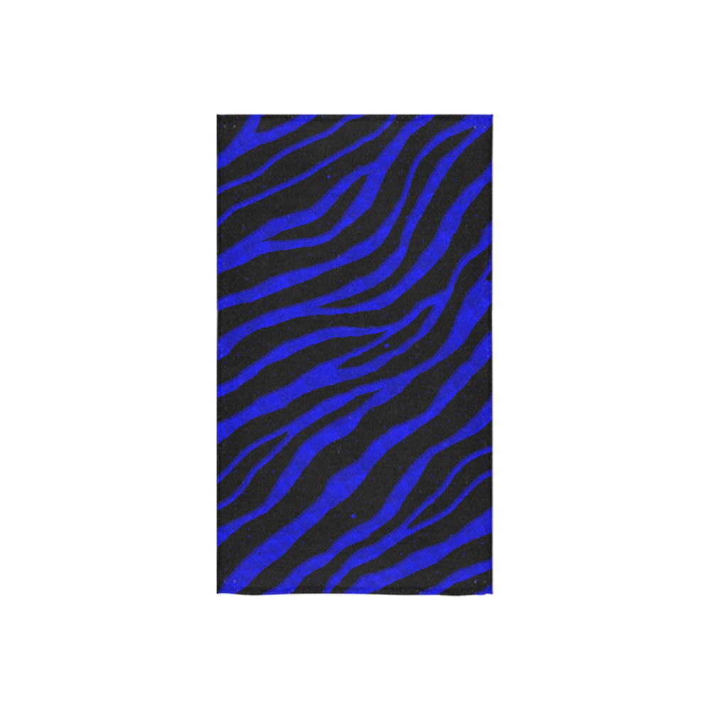 Ripped SpaceTime Stripes - Blue Custom Towel 16"x28"