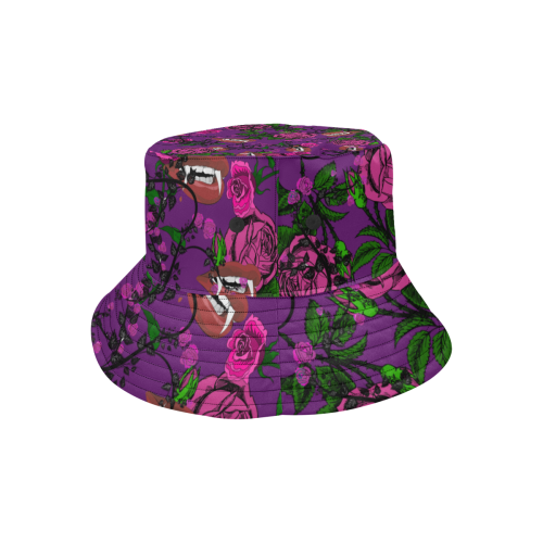 purple  rose vampire All Over Print Bucket Hat