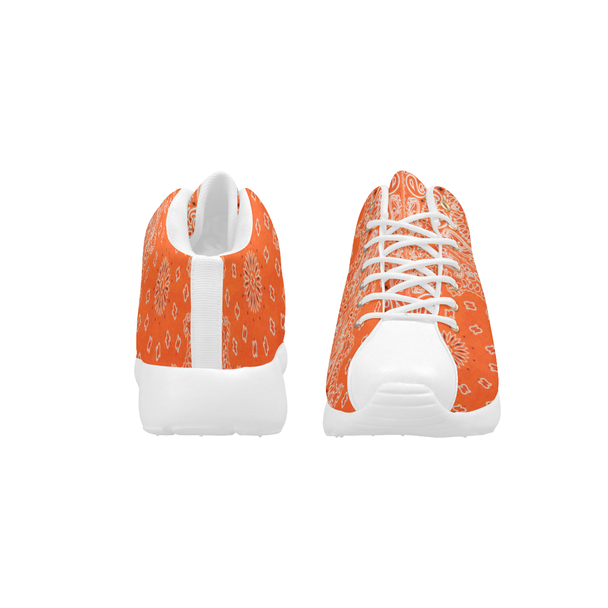 Orange Bandana Men's Basketball Training Shoes (Model 47502)