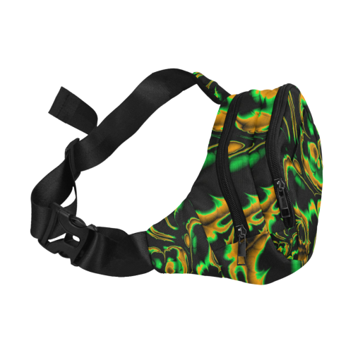 glowing fractal A by JamColors Fanny Pack/Small (Model 1677)