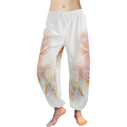 Watercolor dragonflies Women's All Over Print Harem Pants (Model L18)