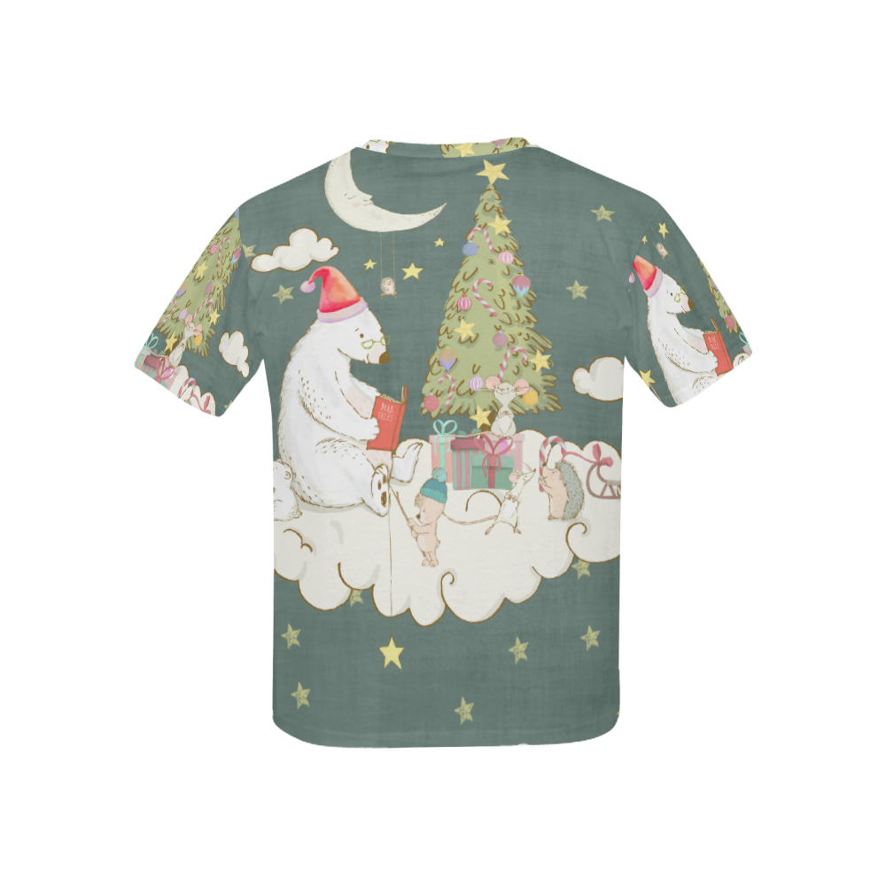 Cute Christmas Dreams Kids' All Over Print T-shirt (USA Size) (Model T40)