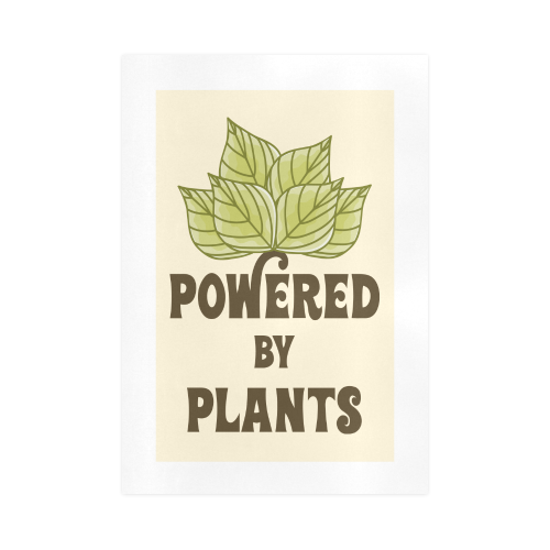Powered by Plants (vegan) Art Print 16‘’x23‘’