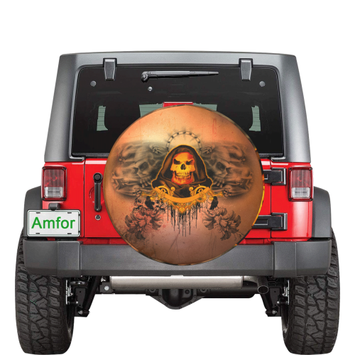 The skulls 34 Inch Spare Tire Cover