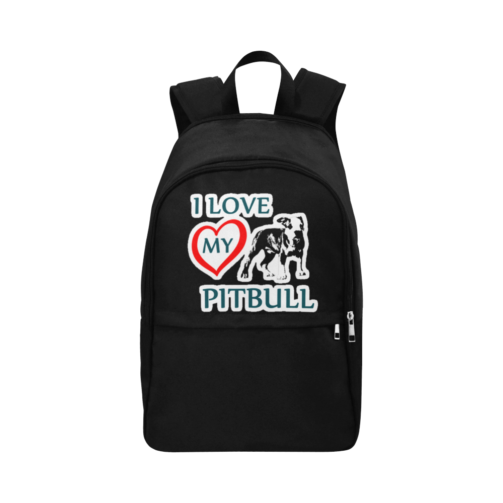 Pitbull Love Fabric Backpack for Adult (Model 1659)