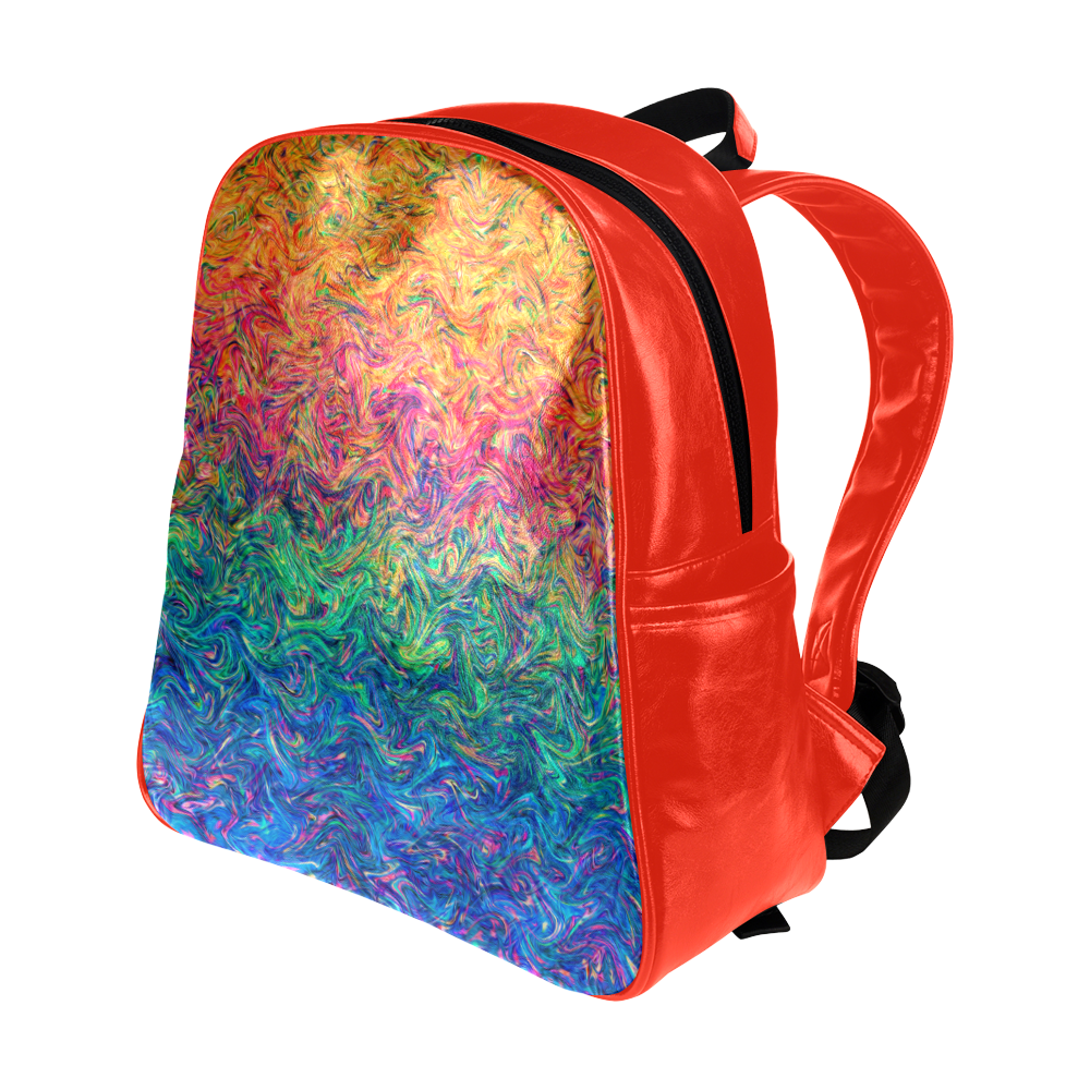 Fluid Colors G249 Multi-Pockets Backpack (Model 1636)