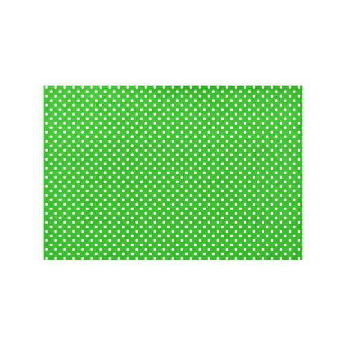 Green polka dots Placemat 12’’ x 18’’ (Set of 4)