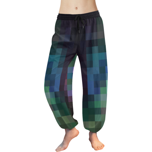 Karo Pattern by Nico Bielow Women's All Over Print Harem Pants (Model L18)