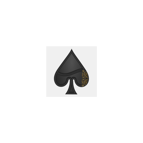 Spade Las Vegas Symbol Playing Card Shape Personalized Temporary Tattoo (15 Pieces)
