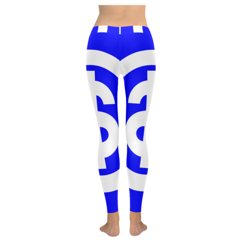 DOLLAR SIGNS 2 Women's Low Rise Leggings (Invisible Stitch) (Model L05)