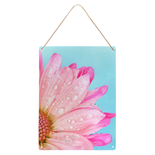 Flower Metal Sign 12"x16"