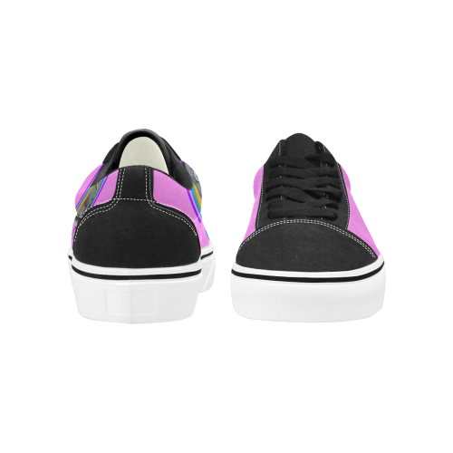 Dongicorn Women's Low Top Skateboarding Shoes/Large (Model E001-2)