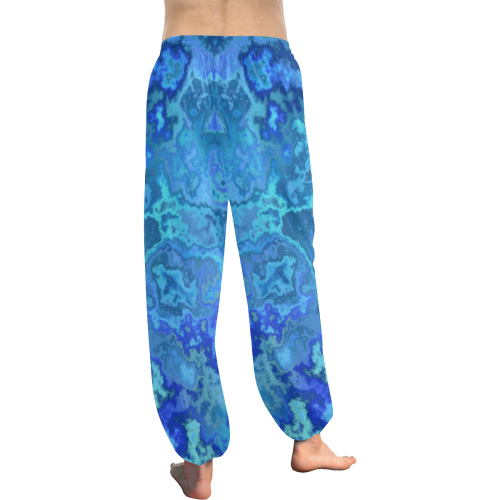 blue reef Women's All Over Print Harem Pants (Model L18)