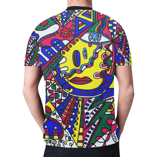 Whimsical New All Over Print T-shirt for Men (Model T45)