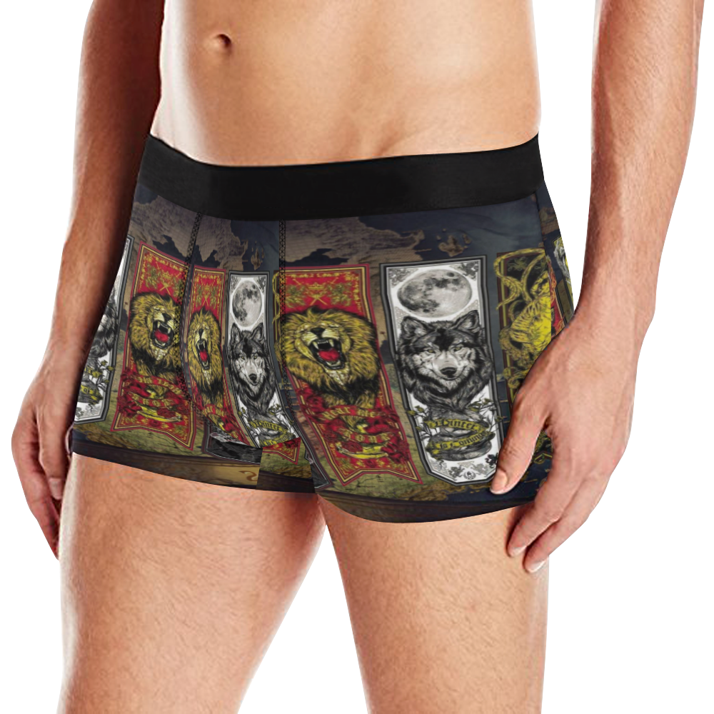 Game of thrones Boxers Men's All Over Print Boxer Briefs (Model L10)