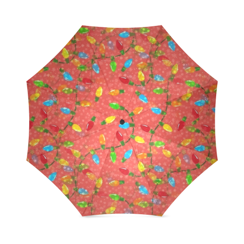 Christmas Pattern by K.Merske Foldable Umbrella (Model U01)