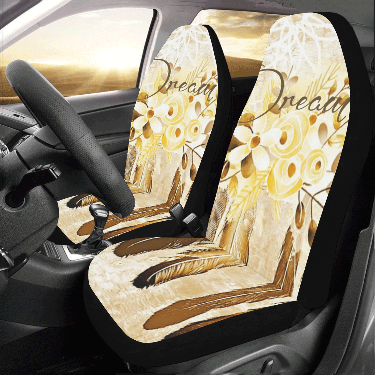 dreamcatcher dream Car Seat Covers (Set of 2)