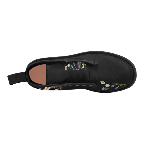 Wildflower Dream Martin Boots for Women (Black) (Model 1203H)