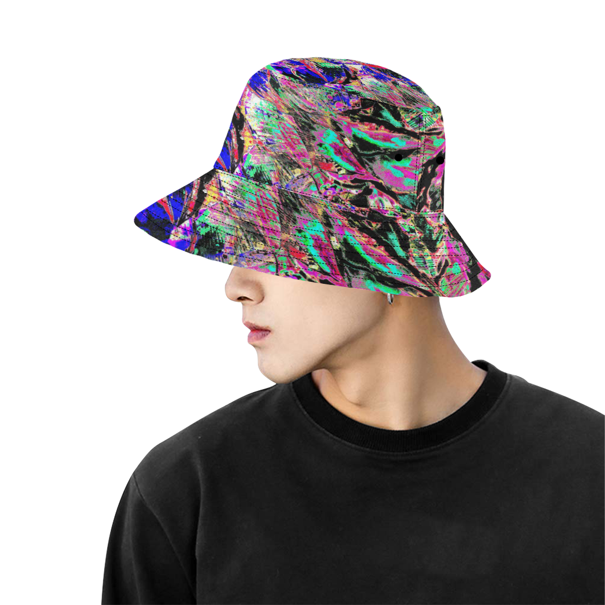 wheelVibe2_8500 78 low low low All Over Print Bucket Hat for Men