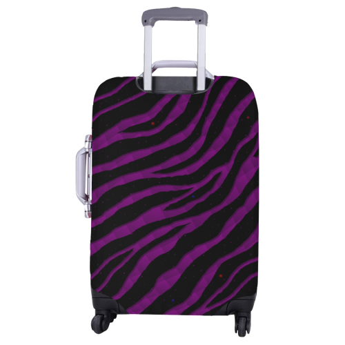 Ripped SpaceTime Stripes - Purple Luggage Cover/Large 26"-28"