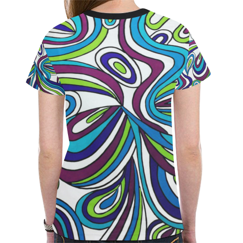 Lucky Charm New All Over Print T-shirt for Women (Model T45)