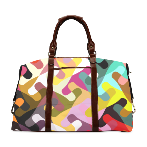 Colorful shapes Classic Travel Bag (Model 1643) Remake