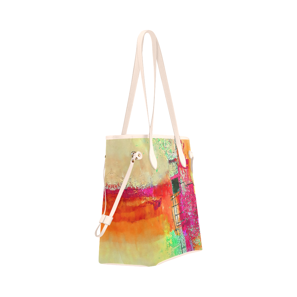 groove Clover Canvas Tote Bag (Model 1661)