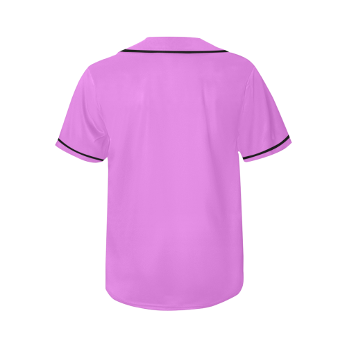 color violet All Over Print Baseball Jersey for Women (Model T50)