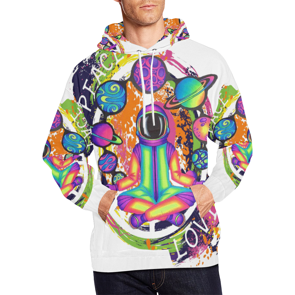 hippel 1 All Over Print Hoodie for Men/Large Size (USA Size) (Model H13)
