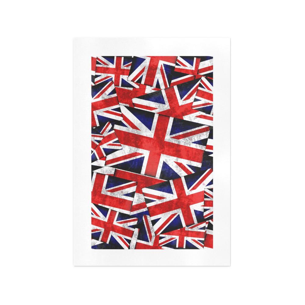Union Jack British UK Flag Art Print 13‘’x19‘’