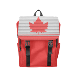 Canada Knit Print Backpacks Casual Shoulders Backpack (Model 1623)