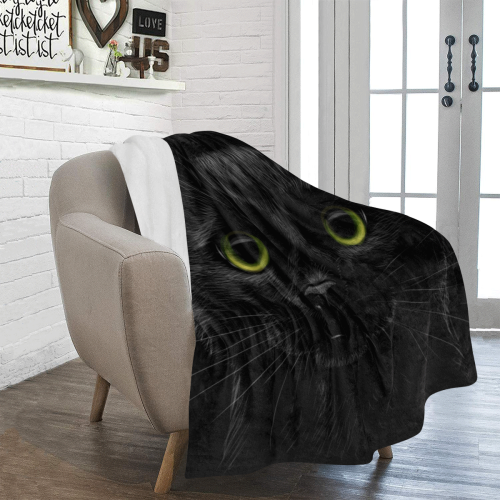 Black Cat Ultra-Soft Micro Fleece Blanket 43''x56''