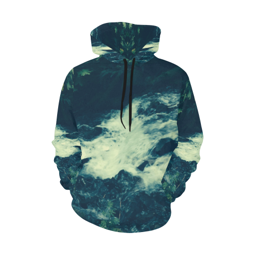 beachhoodie All Over Print Hoodie for Women (USA Size) (Model H13)