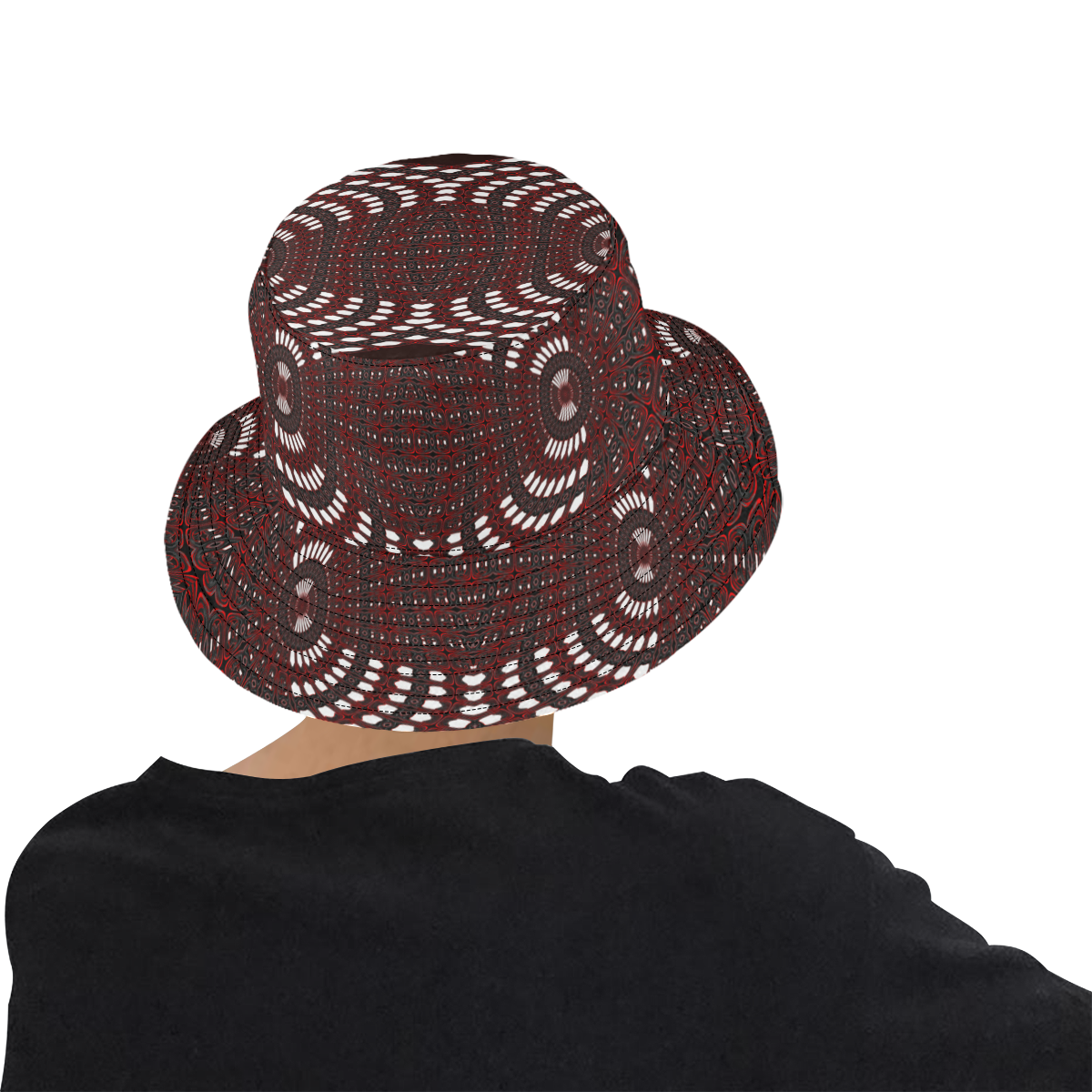 8000  EKPAH 27 low All Over Print Bucket Hat for Men