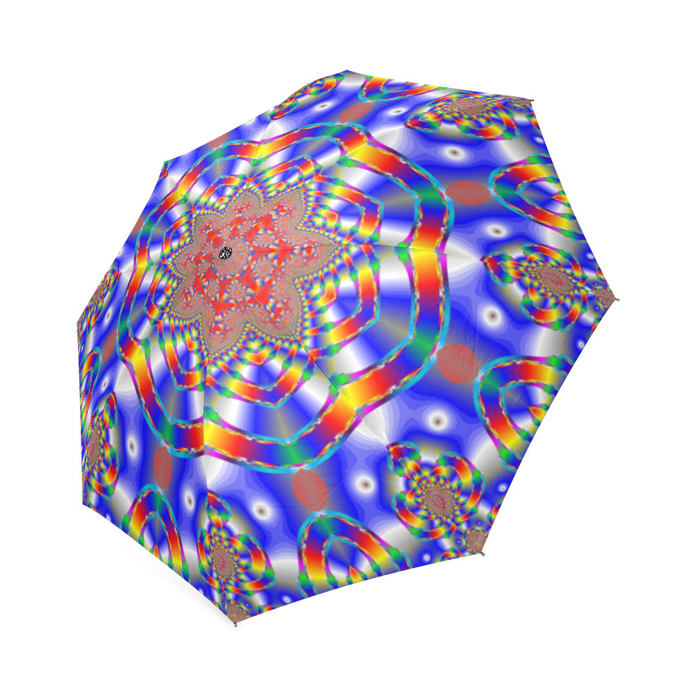 Blue Star Foldable Umbrella (Model U01)