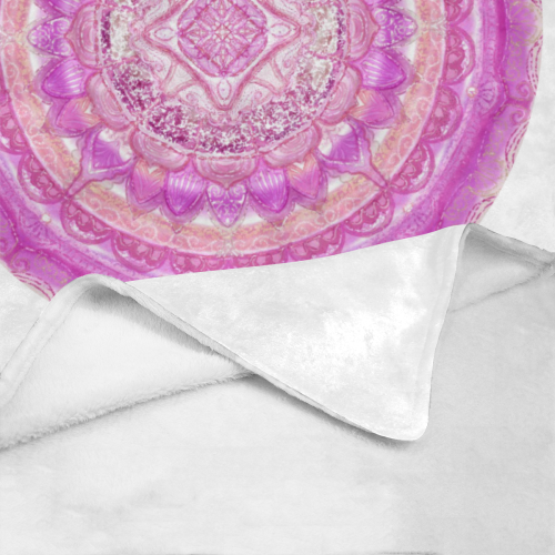 delicate silk mandala 12 Ultra-Soft Micro Fleece Blanket 50"x60"
