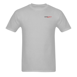 Supashock Grey Men's T-Shirt in USA Size (Two Sides Printing)
