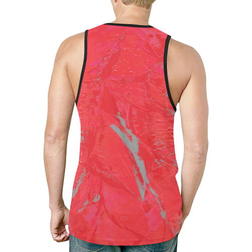 wheelVibe_8500 6 JUICY RED MAROON low New All Over Print Tank Top for Men (Model T46)
