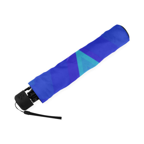 Royal blue mystic star Foldable Umbrella (Model U01)